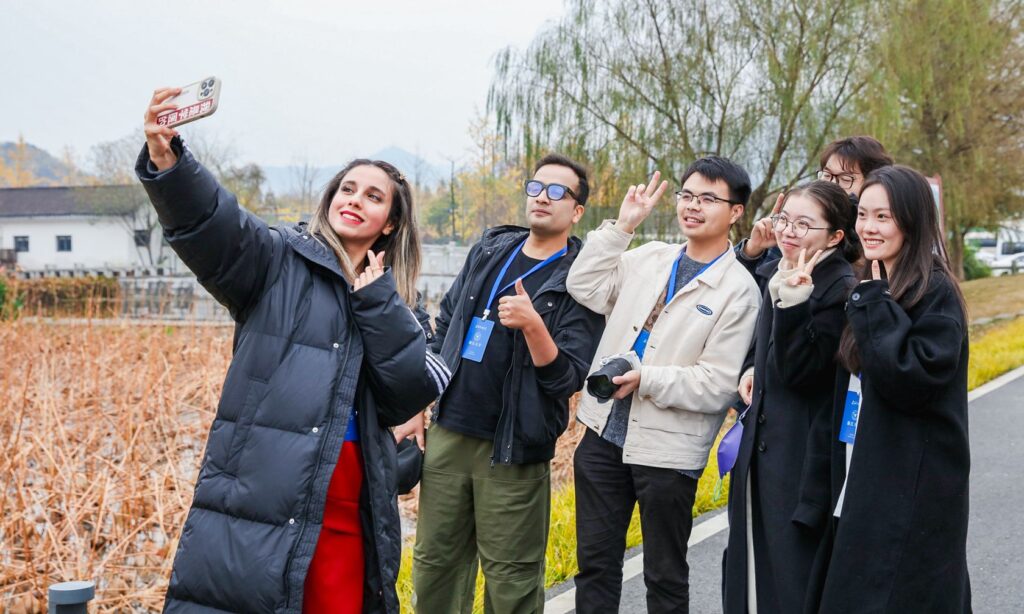 Over 250 International Students from 59 Countries Visit the most Beautiful Countryside in China